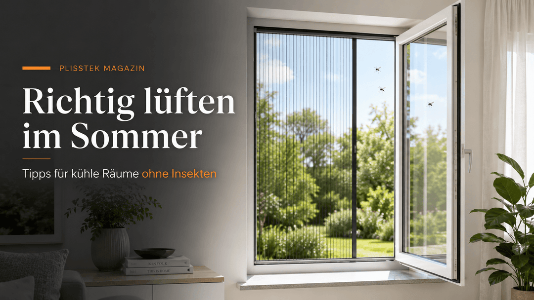 Richtig lüften im Sommer - Die besten Tipps für kühle Räume - Plisstek