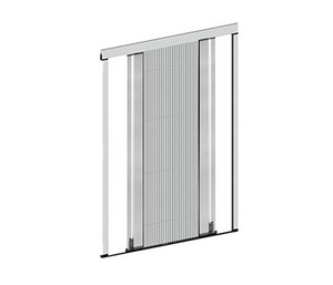 Insect screen pleated for doors