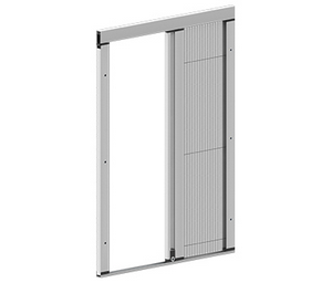 Insect screen pleated for doors