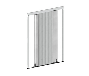 Insect screen pleated for doors