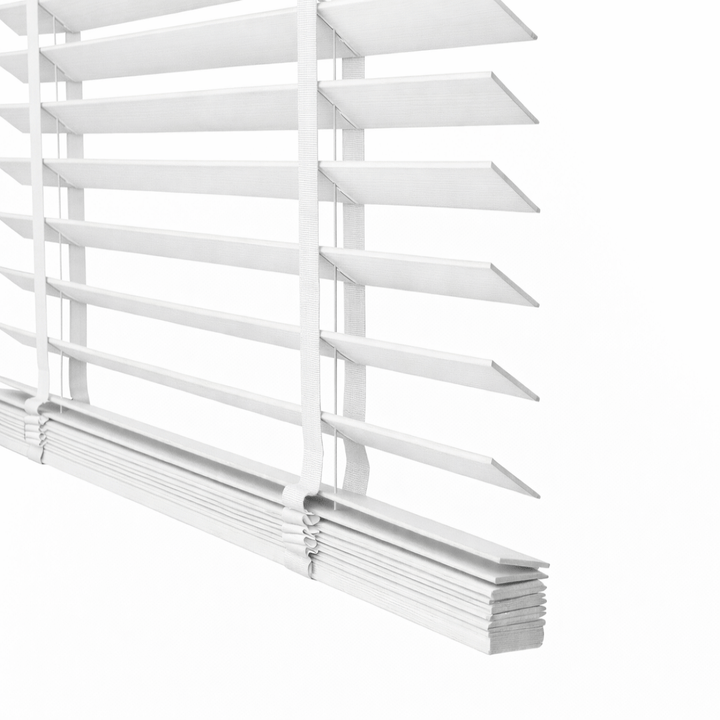 Holzjalousie Weiss 50mm - Plisstek