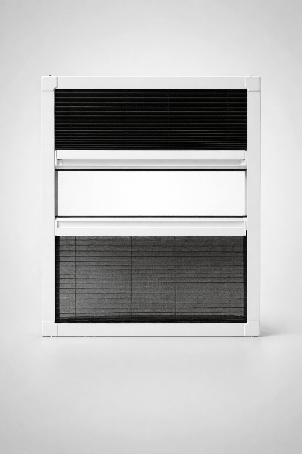 Insektenschutz Plissee für Dachfenster – optional mit Sonnenschutz (schrauben oder kleben) - Plisstek