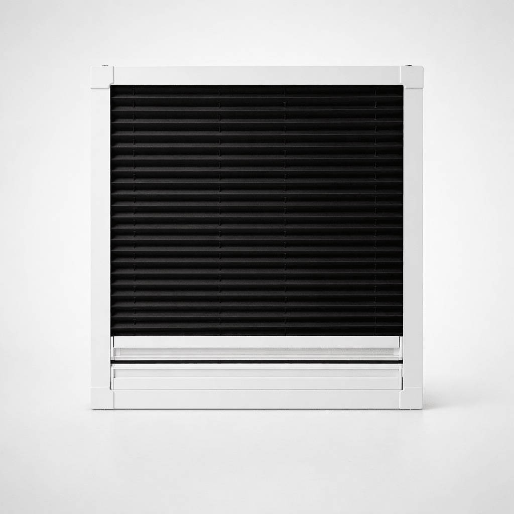 Insektenschutz Plissee für Dachfenster – optional mit Sonnenschutz (schrauben oder kleben) - Plisstek