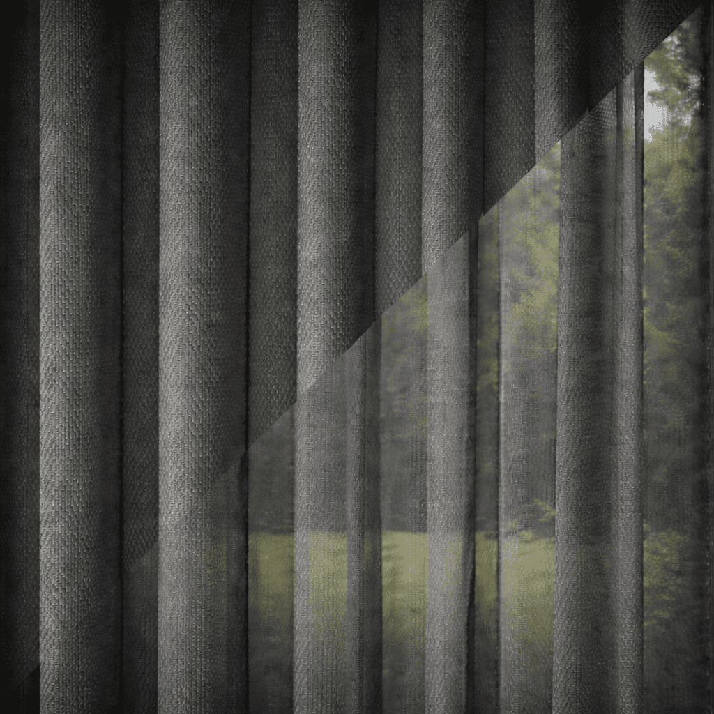 Lamellengardine SoftFlow Anthrazit - Plisstek