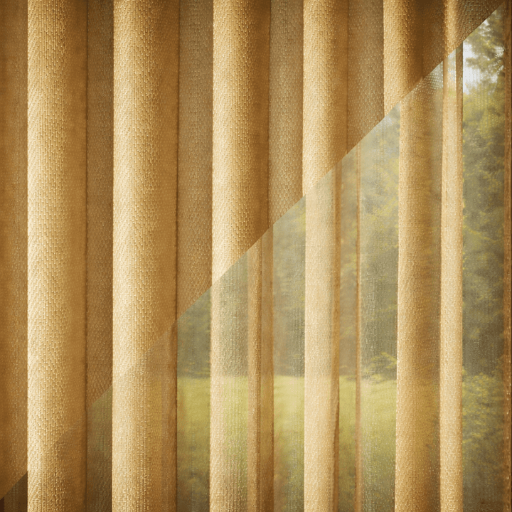 Lamellengardine SoftFlow Gold - Plisstek