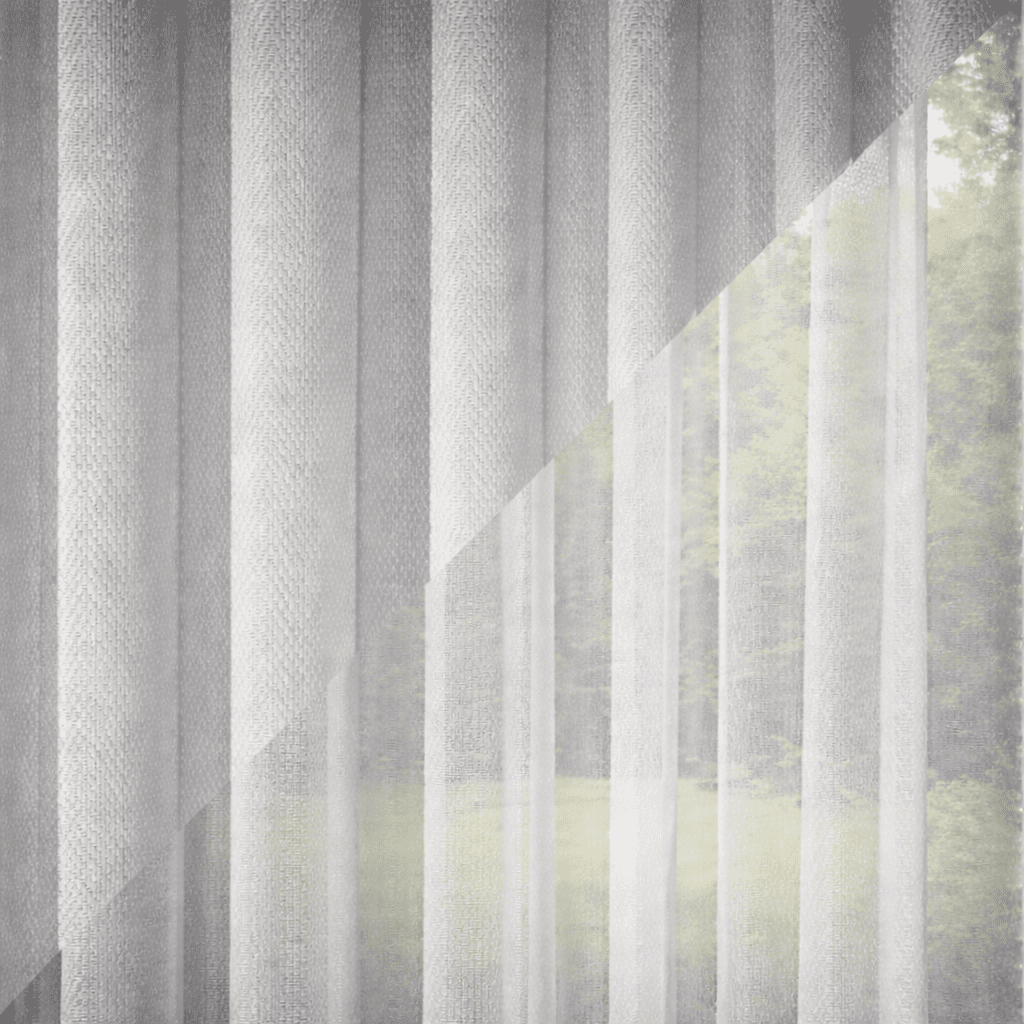 Lamellengardine SoftFlow Grau - Plisstek