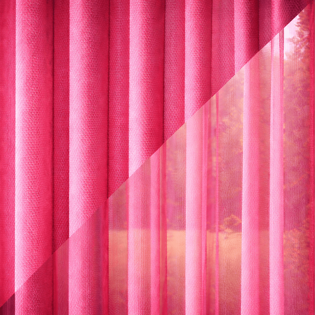 Lamellengardine SoftFlow Pink - Plisstek