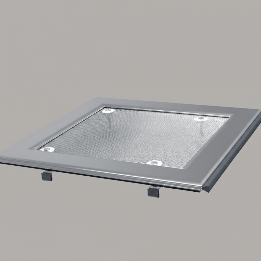 Lichtschachtabdeckung aus Edelstahl zum einfachen Auflegen - Plisstek