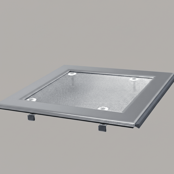 Lichtschachtabdeckung aus Edelstahl zum einfachen Auflegen - Plisstek