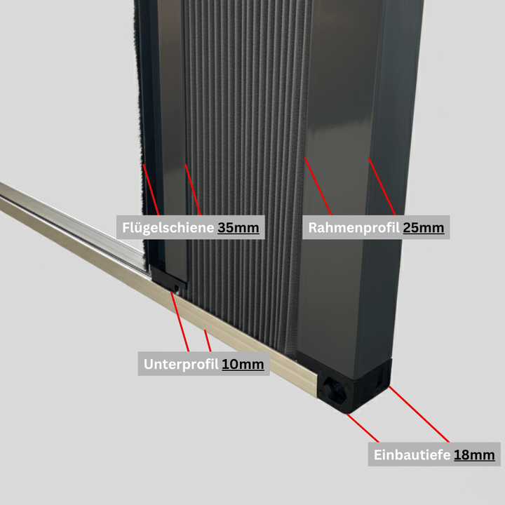 Plissee - Raumteiler - Plisstek