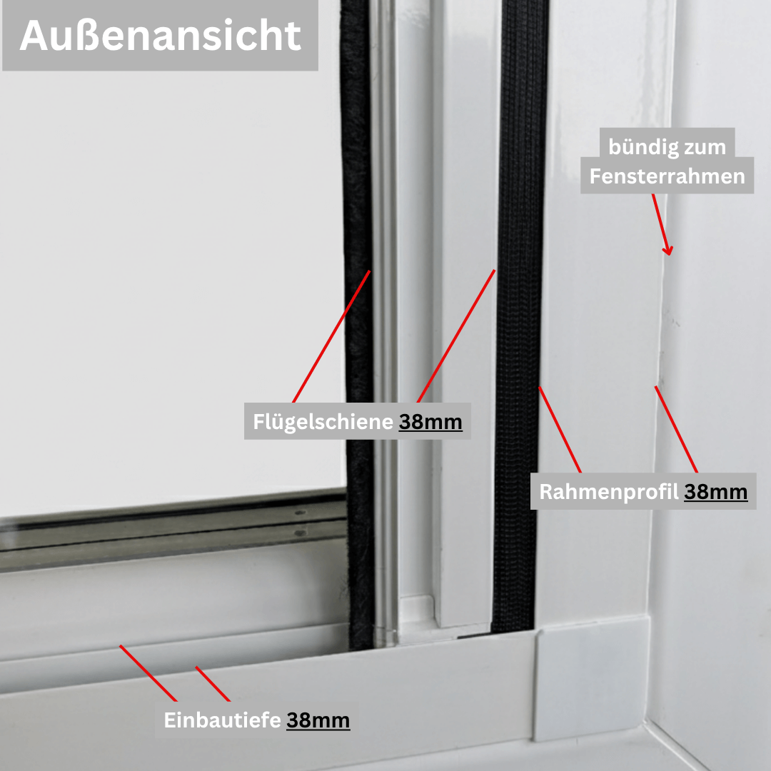 Plisstek EasyFix ( ohne bohren zum klemmen ) - Plisstek