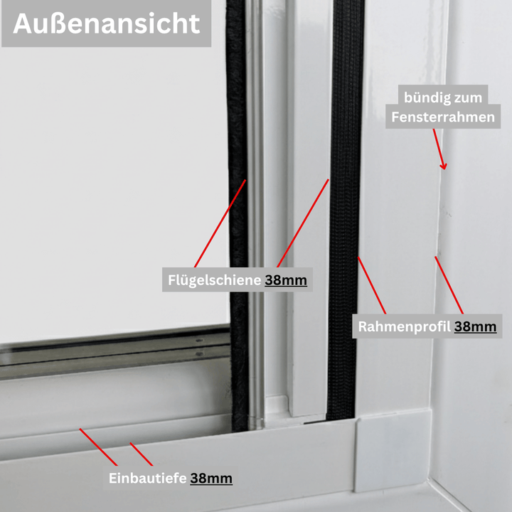 Plisstek EasyFix ( ohne bohren zum klemmen ) - Plisstek