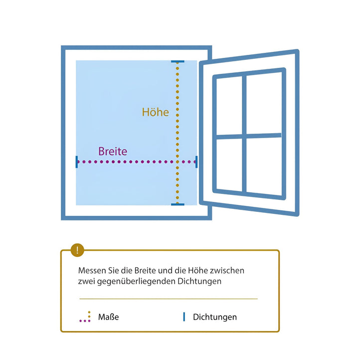 Plisstek18 - Insektenschutz Plissee für Fenster(zum schrauben oder kleben) - Plisstek