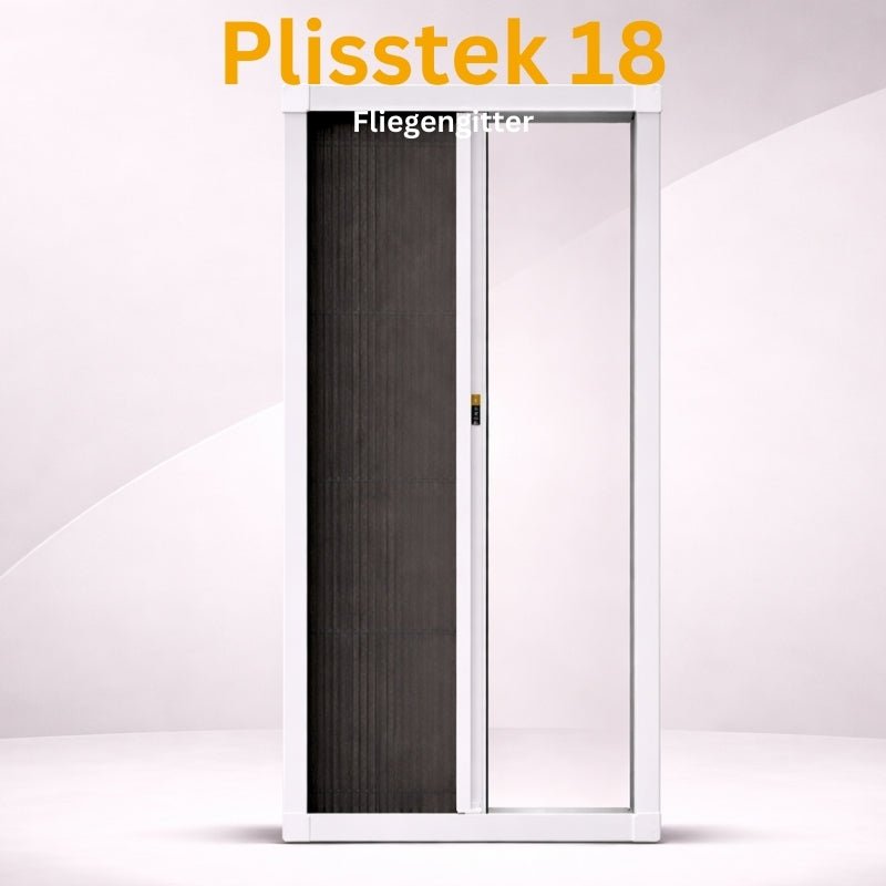 Plisstek18 - Insektenschutz Plissee für Türen (zum schrauben oder kleben) - Plisstek