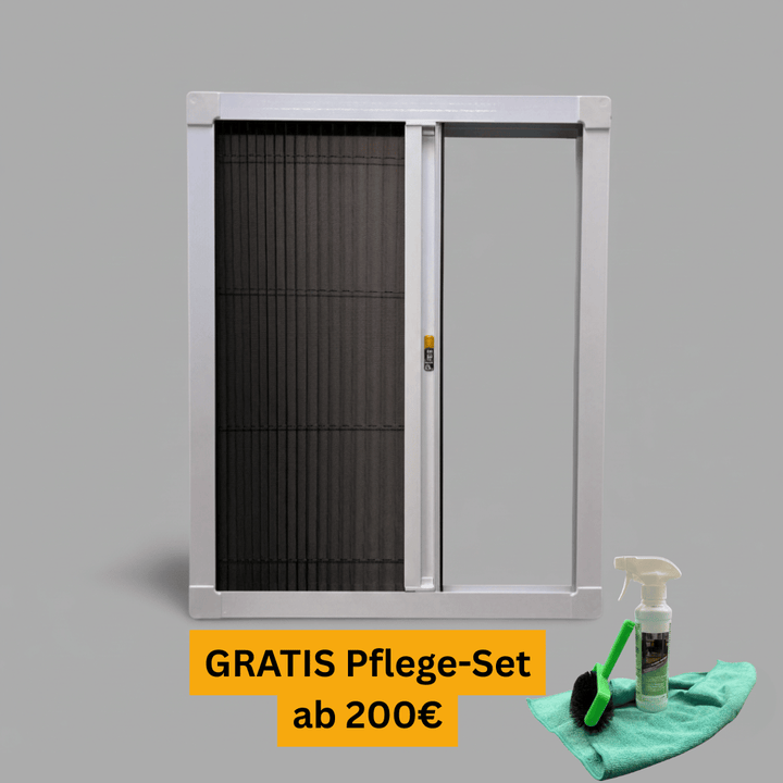 Plisstek18-Insektenschutz Plissee für Fenster(zum schrauben oder kleben)