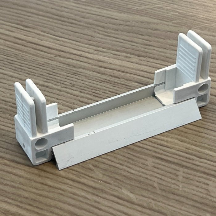 Plisstek25 Eckverbinder für flaches Aluminiumprofil – 200 Stück - Plisstek