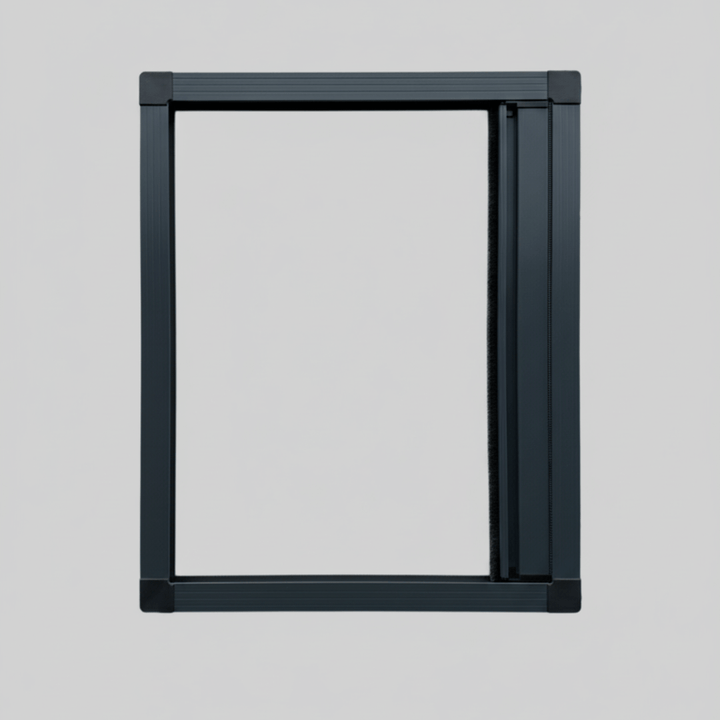 Plisstek25 - Insektenschutz Plissee für Fenster (zum schrauben oder kleben) - Plisstek