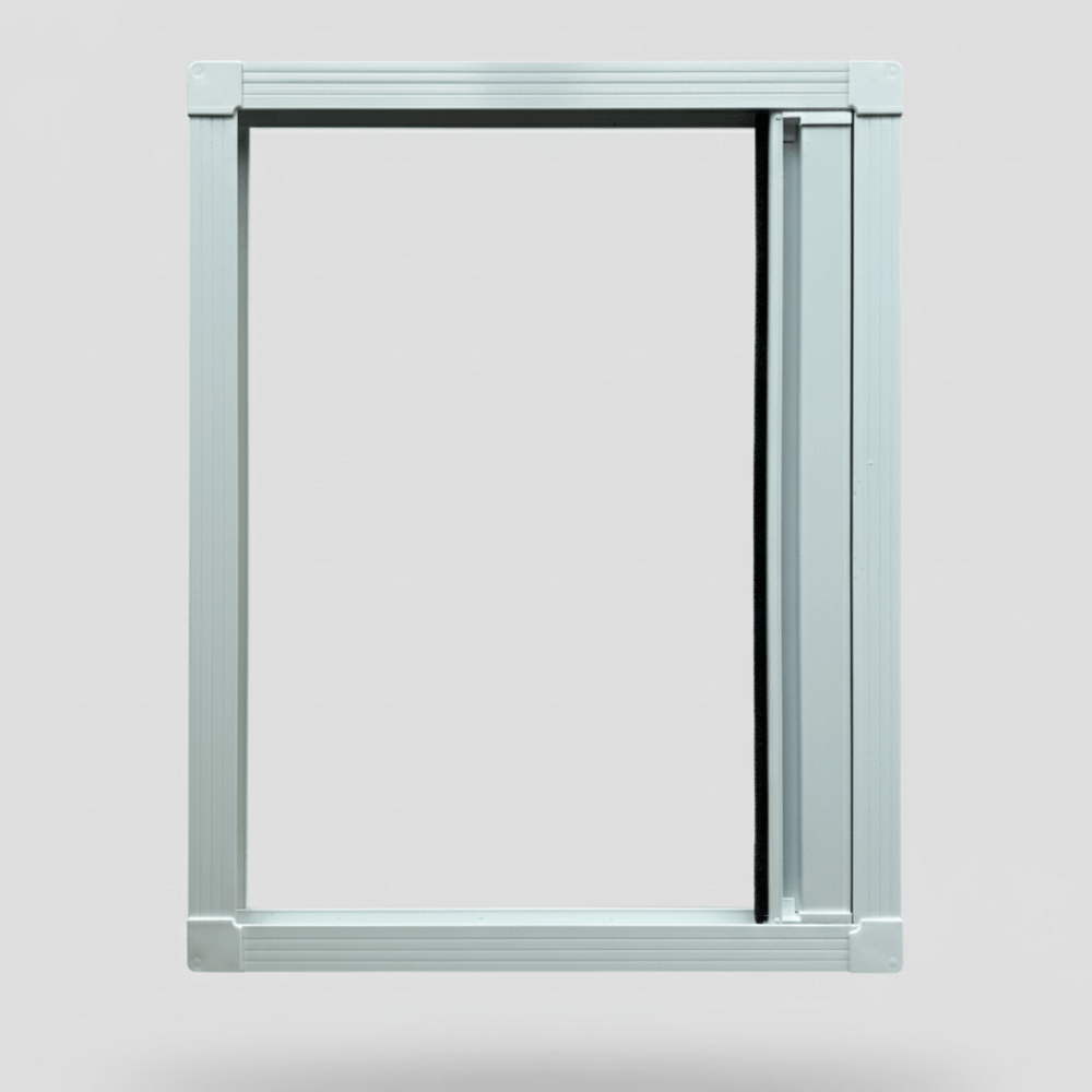 Plisstek25 - Insektenschutz Plissee für Fenster (zum schrauben oder kleben) - Plisstek