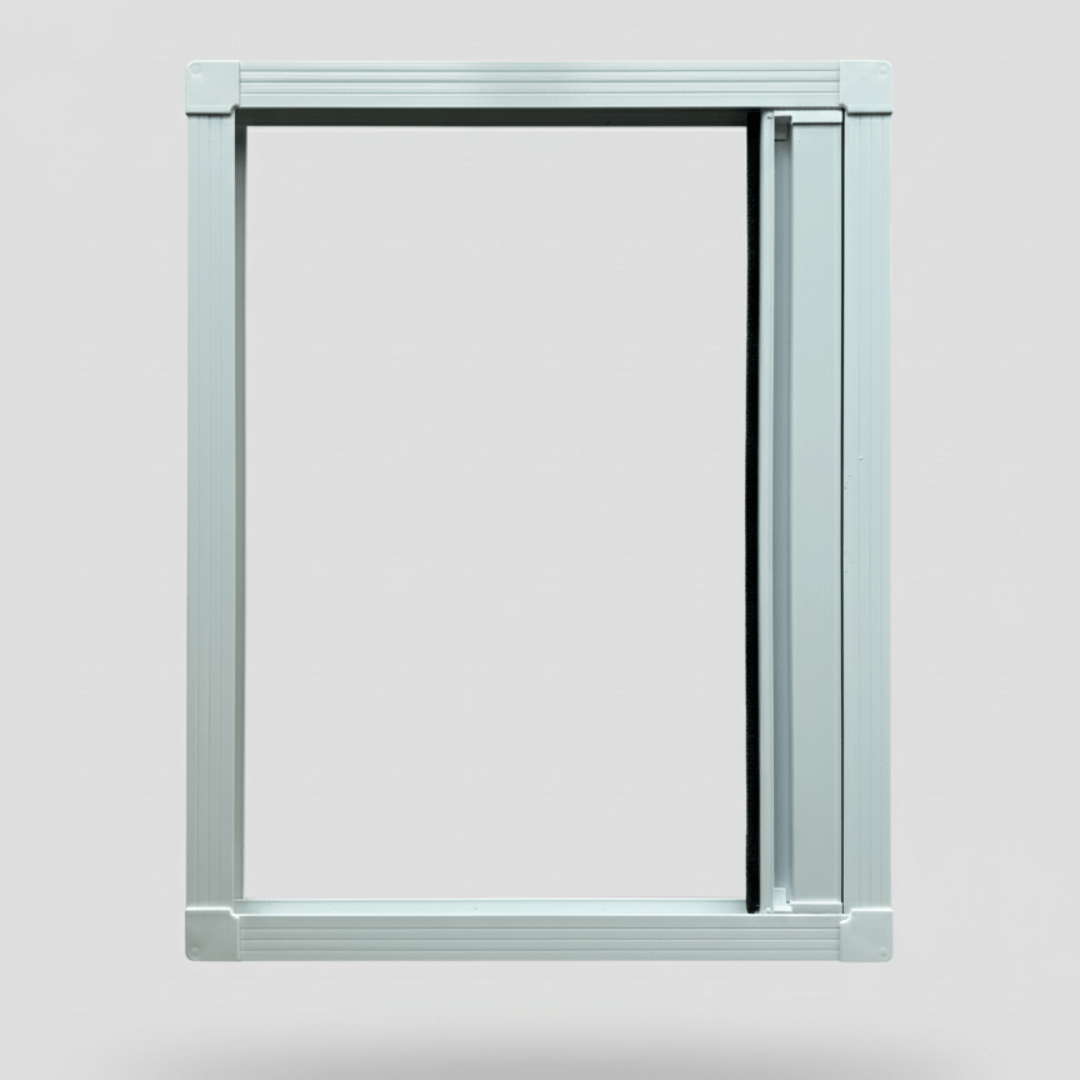 Plisstek25 - Insektenschutz Plissee für Fenster (zum schrauben oder kleben) - Plisstek