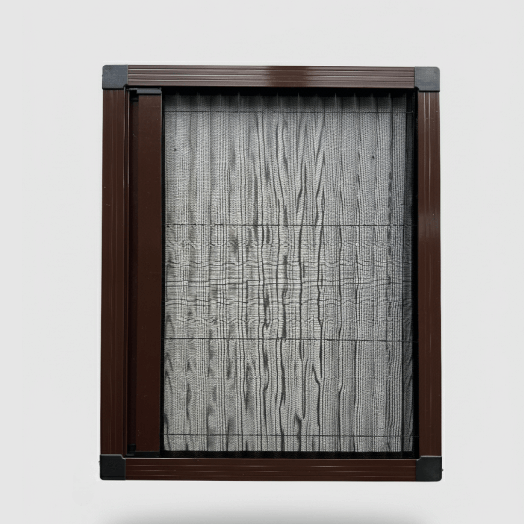 Plisstek25 - Insektenschutz Plissee für Fenster (zum schrauben oder kleben) - Plisstek