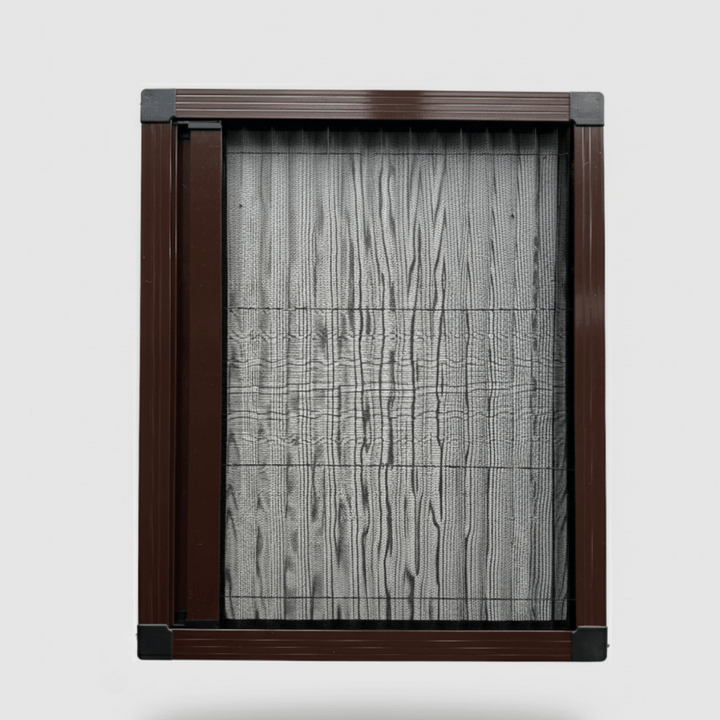 Plisstek25 - Insektenschutz Plissee für Fenster (zum schrauben oder kleben) - Plisstek