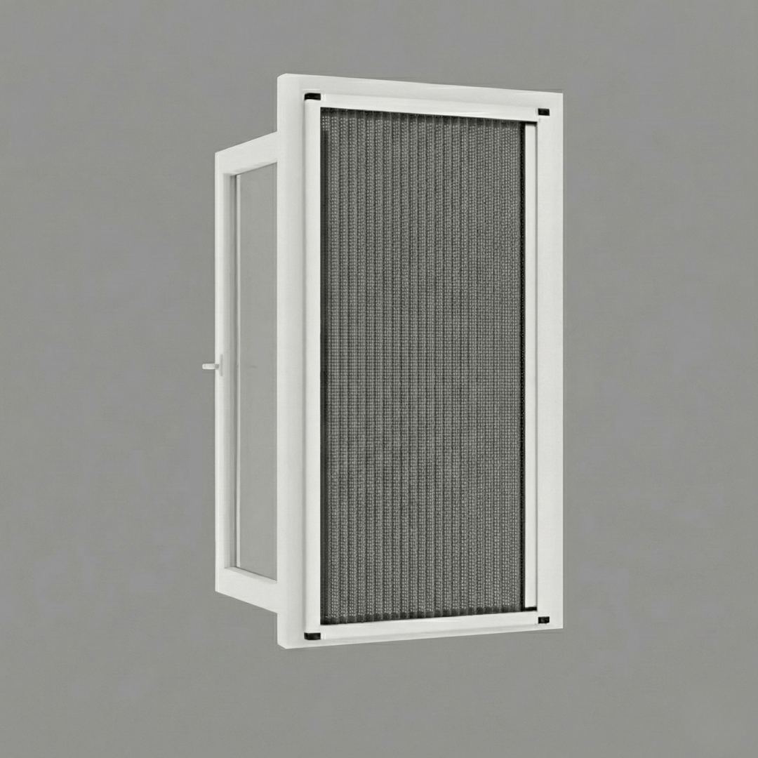 Plisstek25 - Insektenschutz Plissee für Türen (zum schrauben oder kleben) - Plisstek