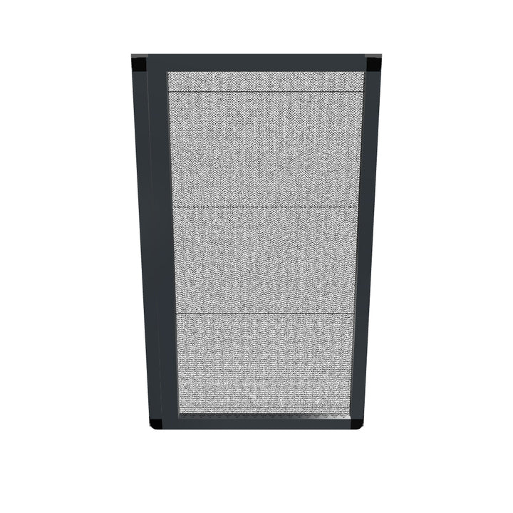 Insect screen pleated without screws for windows